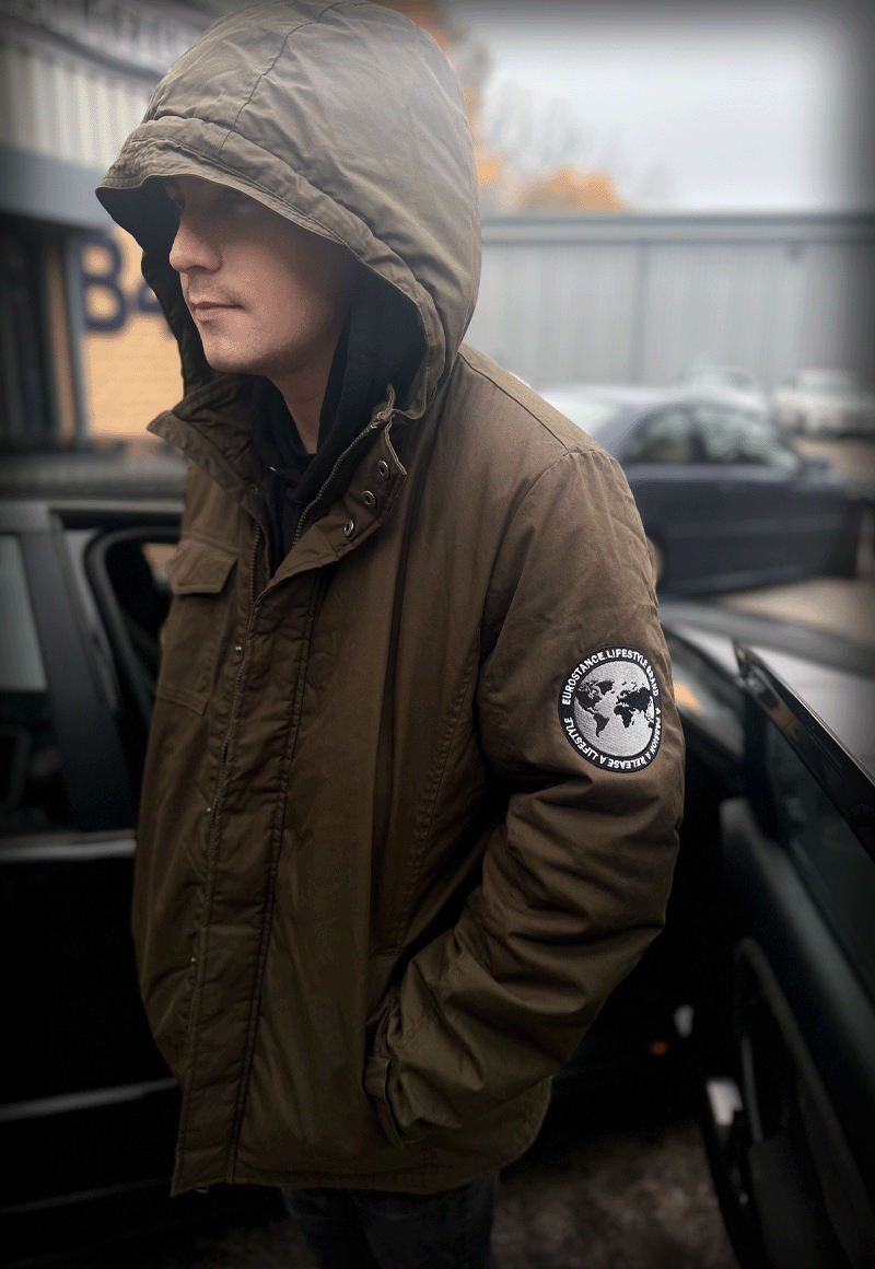 Worldwide Quilted Hooded Winter Parka - Jacket