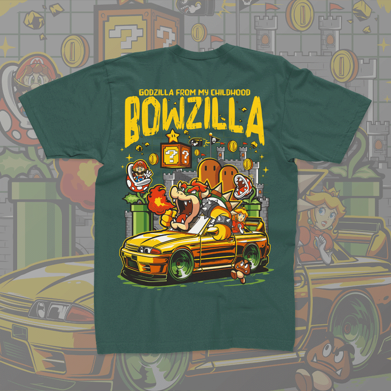 Bowzilla - Mario v2 Tee