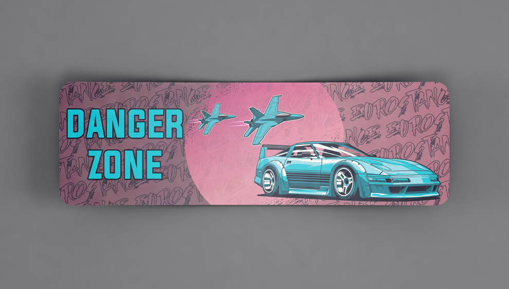 Danger Zone - Slap Sticker