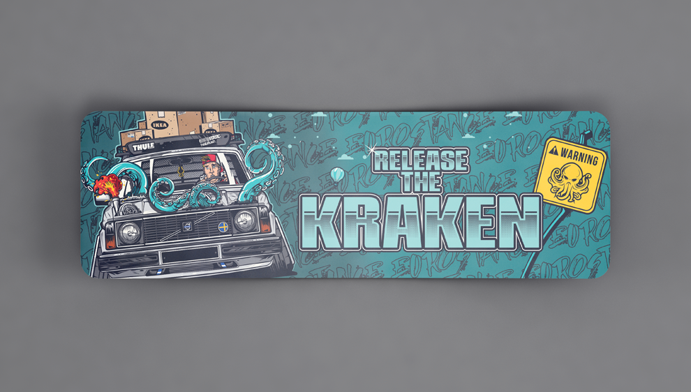 Kraken - Slap Sticker