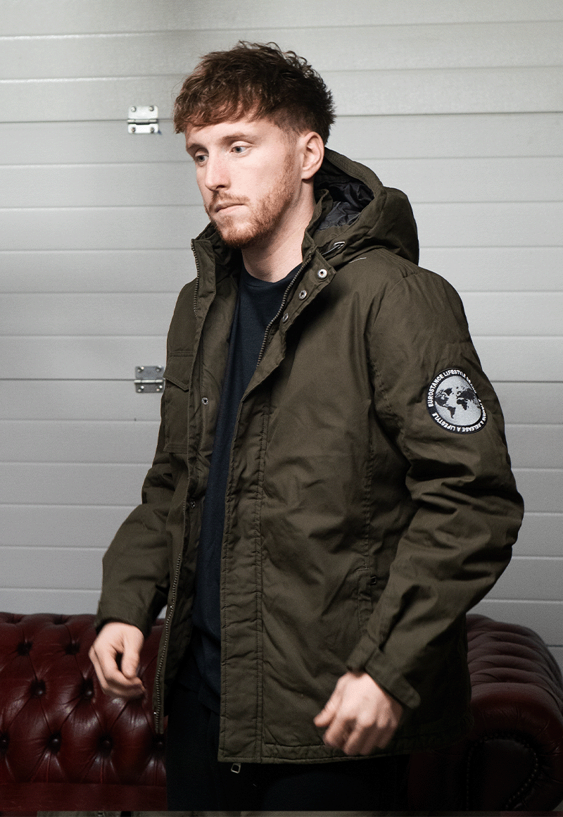 Worldwide Quilted Hooded Winter Parka - Jacket