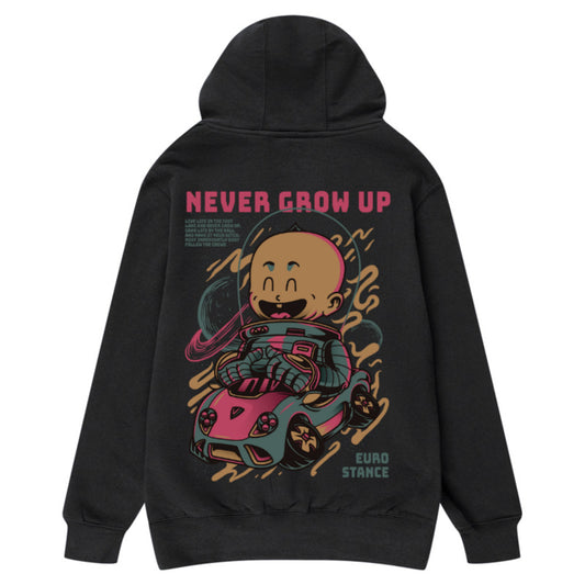 Never Grow Up Colour Hoodie