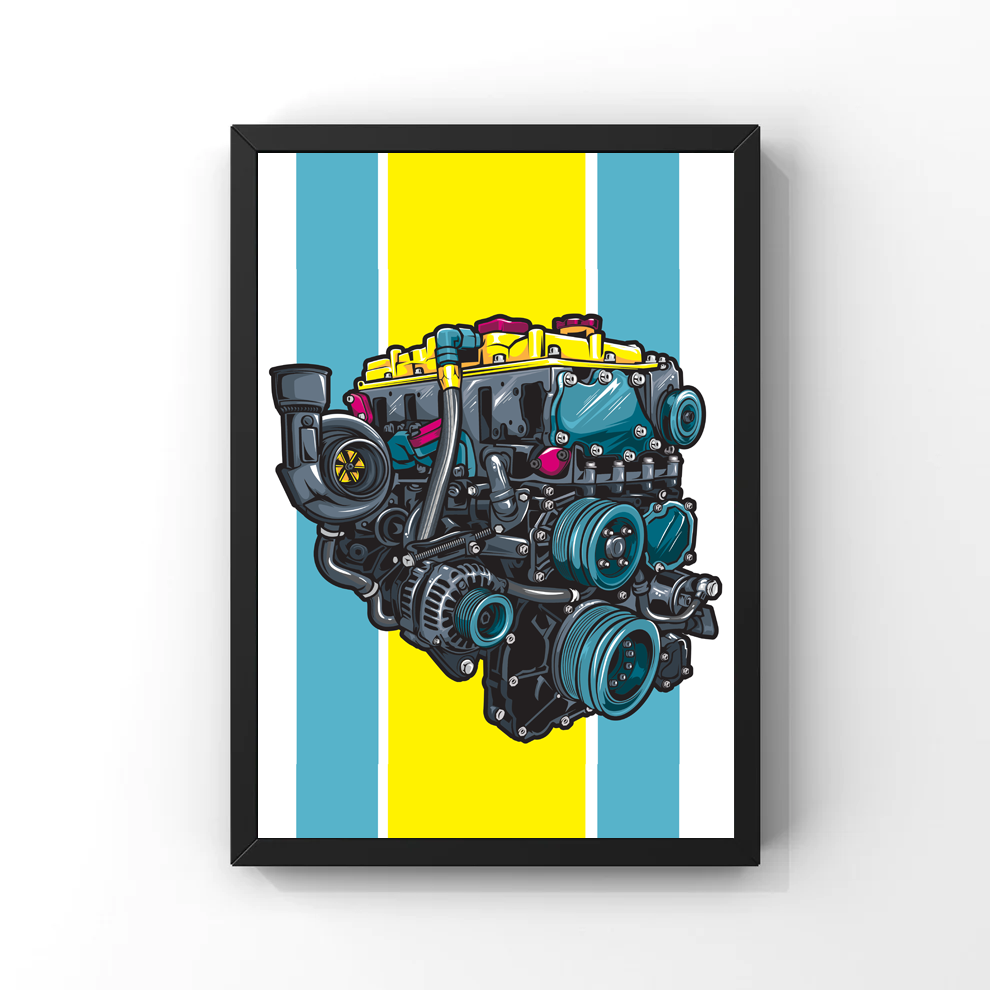 The Engine - Framed