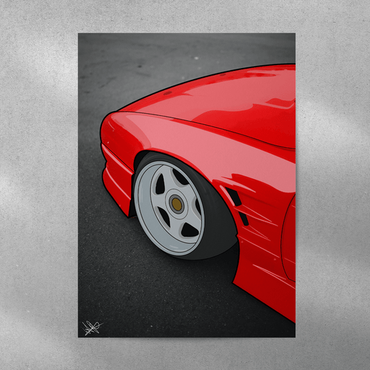 Stanced Ferrari - Poster