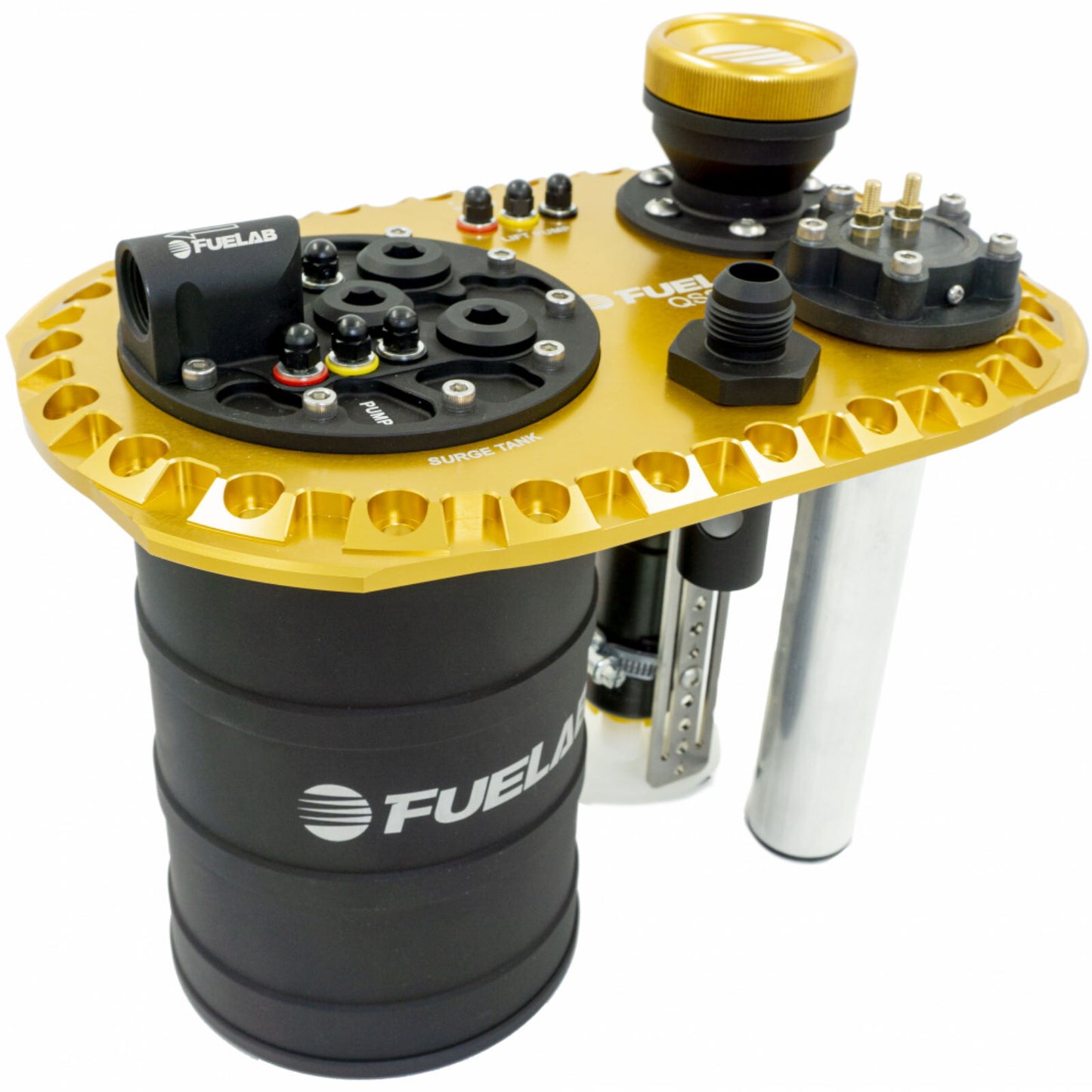 Quick Service Surge Tank (QSST) - gold | Fuelab