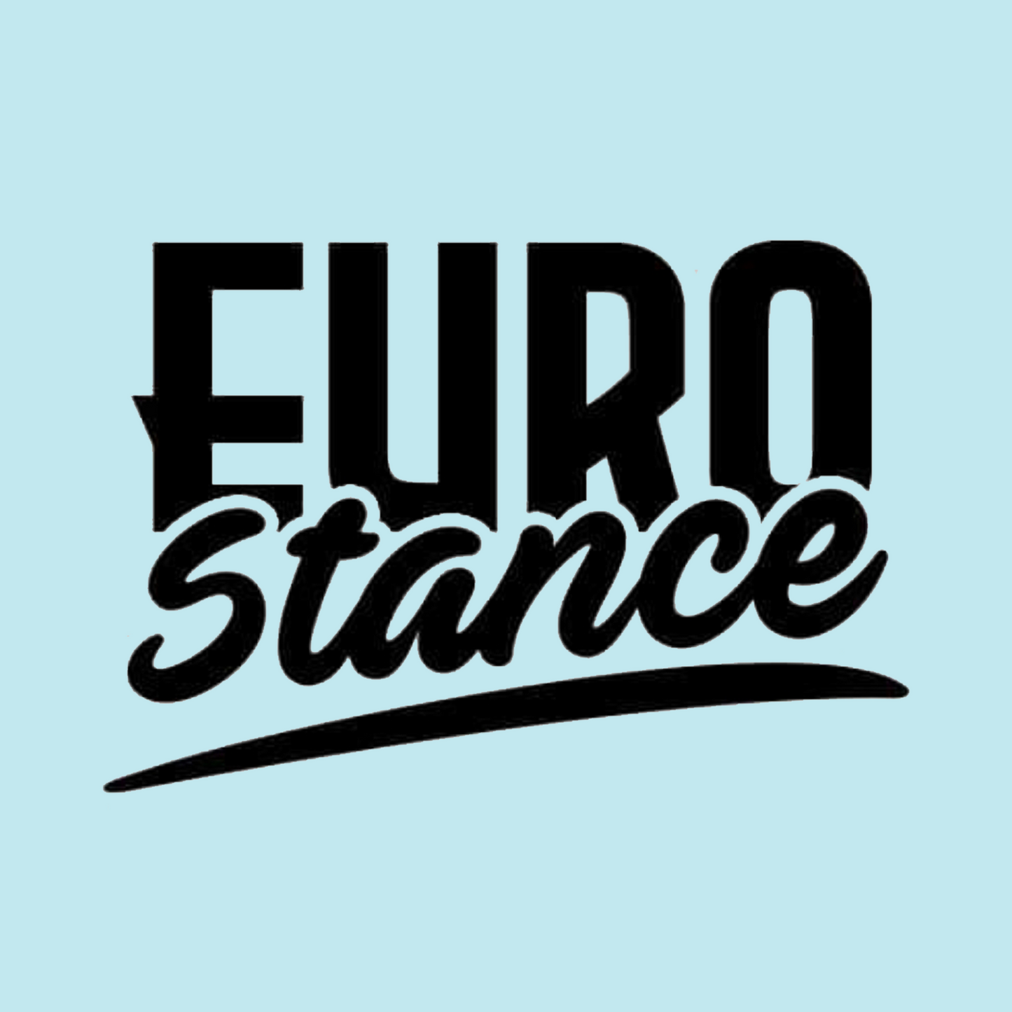 EuroStance Classic Vinyl sticker - 100mm wide (small)