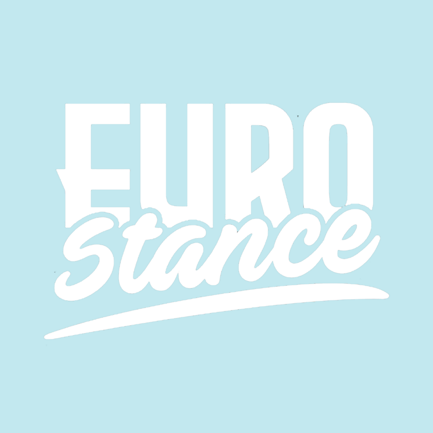 EuroStance Classic Vinyl sticker - 100mm wide (small)