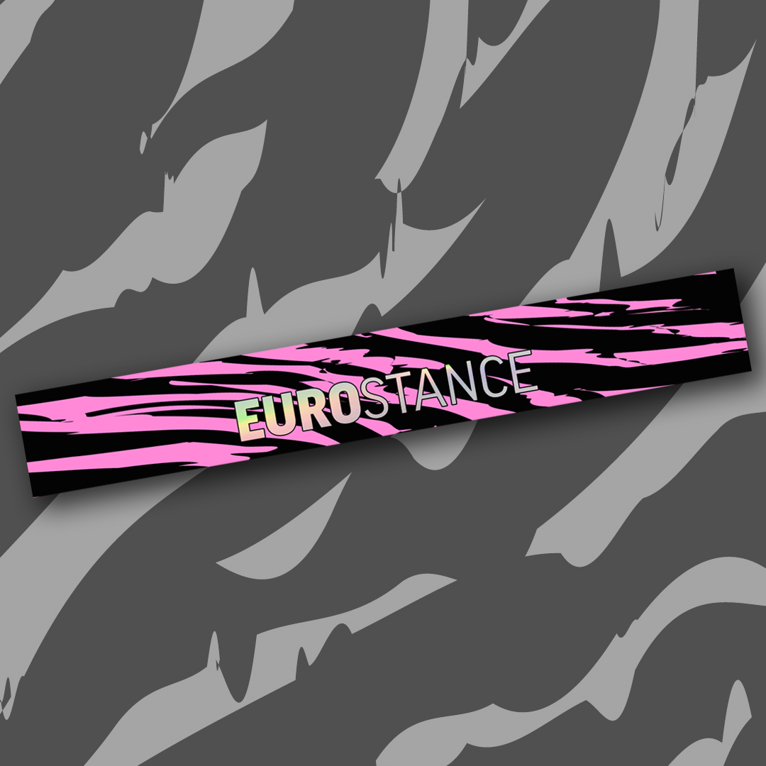 EuroStance Pink Zebra Sunstrip