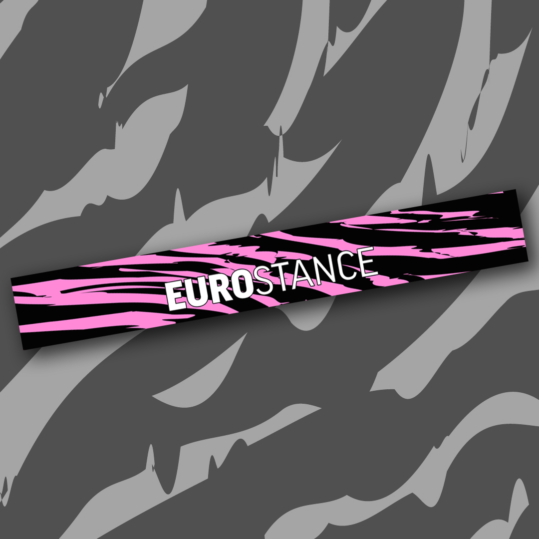 EuroStance Pink Zebra Sunstrip